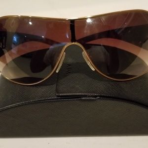 Prada Sunglasses Unisex Brass/Brown Gradient